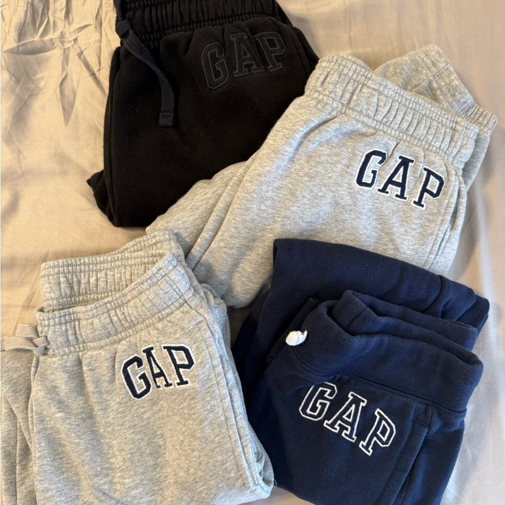 SOLD Bundle GAP Kids Sweatpants - Black, Gray, and Navy